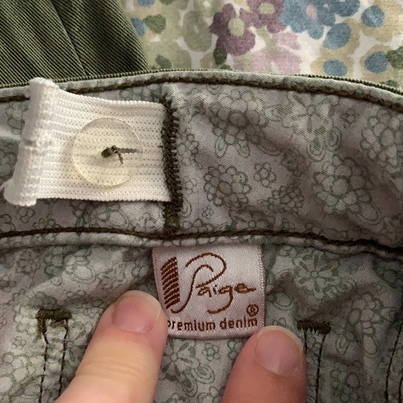 Paige Denim Layne Maternity Cargo Pants size 33 - Picture 4 of 7